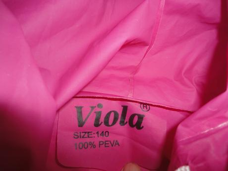 Supr pláštěnka viola, vel. 140, 140