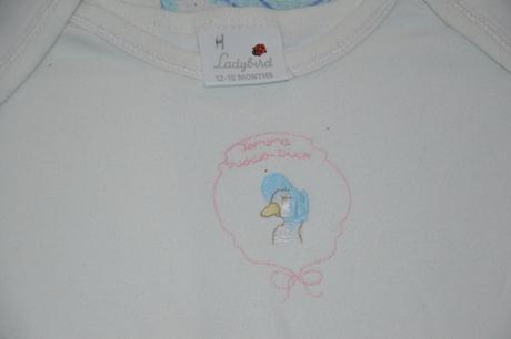 Bavlněné body s výšivkou, ladybird,86