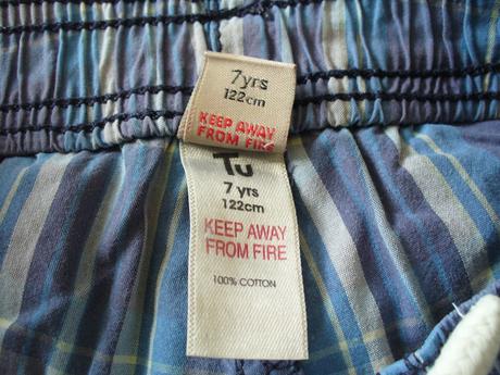 Kraťasy zn. tu vel. 122, tu,122