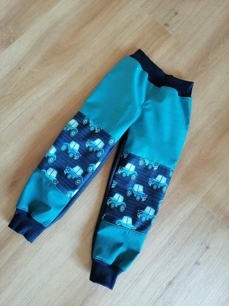 Softshellové kalhoty jarní vel. 104 /1, 104 / 110