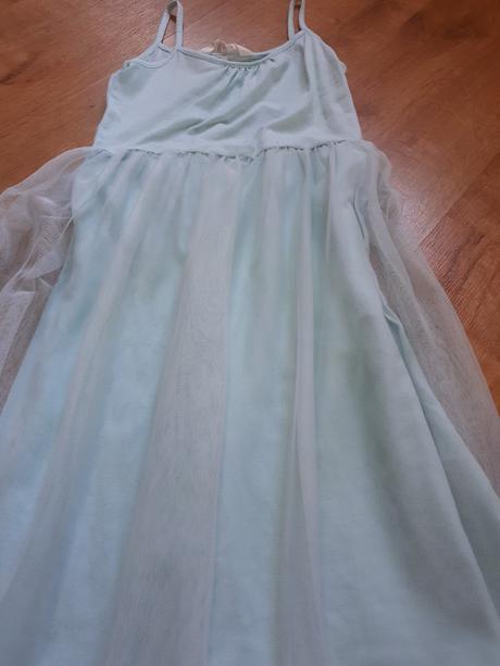 Hezké letní šaty s tylovou sukní, h&m,134