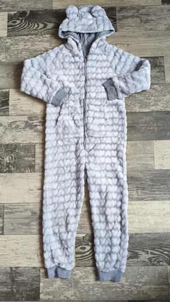 Overal dívčí plyš.se srdíčky vel.116/122, nutmeg,116