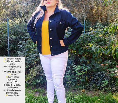 Riflová bunda-vel 44, 44