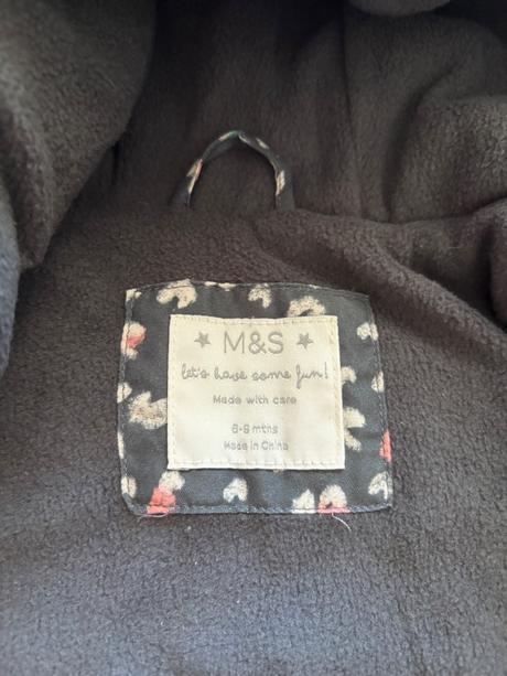 Zimní kombinéza dívčí - v.6/9 měs., marks & spencer,74