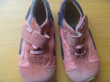 Světle červené barefoot tenisky vel. 26-27, 26