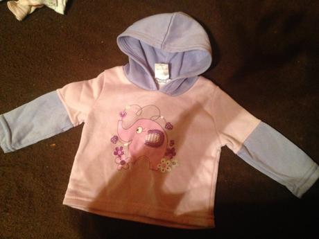 Dívčí mikina - mikinka sloník, little star,62