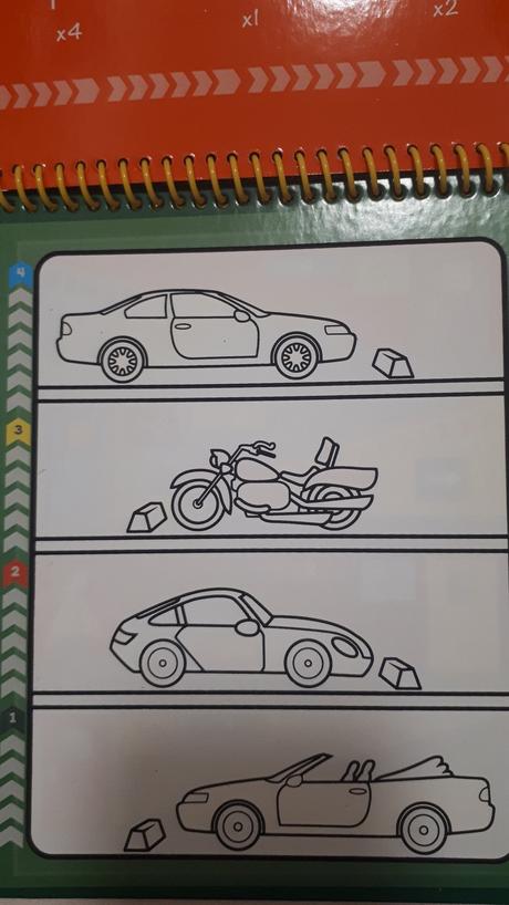 Water wow vehicles - vodové omalovánky,