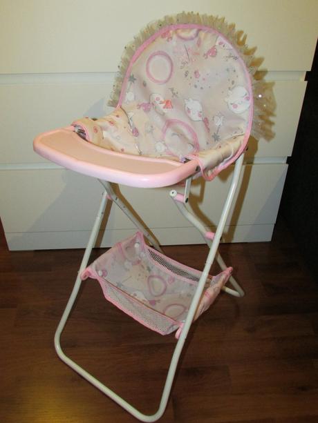 Jídelní židlička pro panenky, 
