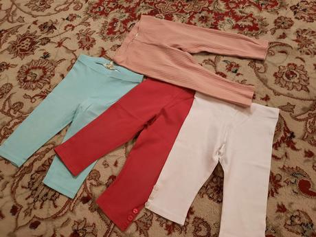 4x legíny 86/92, h&m,86
