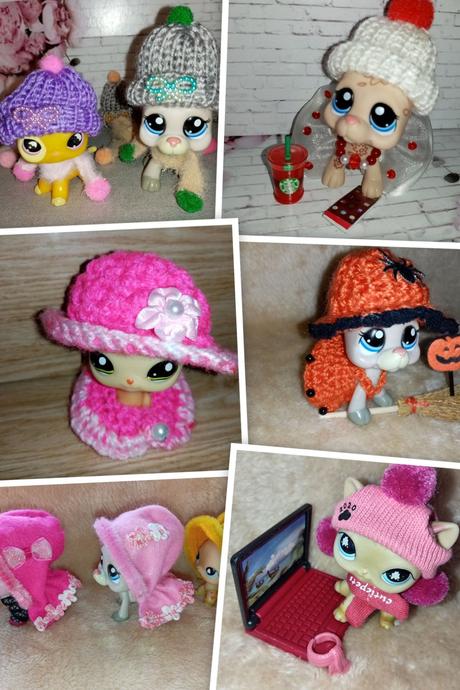 Lps - littlest pet shop - oblečení a příslušenství,