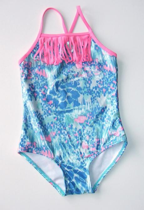 H1163 dívčí plavky vel. 5-6 let, george,116