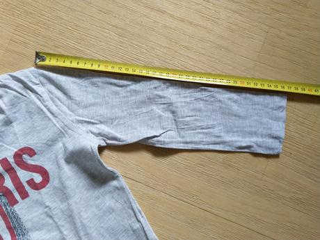 Tričko s dl. šedé paris, zara,116