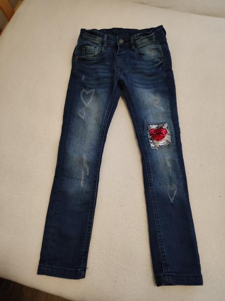 Džíny vel. 110-116, dopodopo,110
