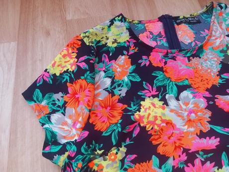 Květované šaty vel. l - xl - n.o.v.é, l