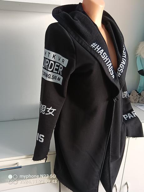 Cardigan s kapucí zn."by dimli", 