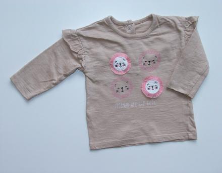 H363 dívčí triko dlouhý rukáv vel. 62, george,62