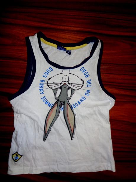 Super bílé tílko se zajícem, 116