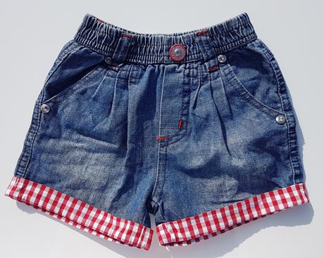 C165 dívčí riflové kraťasy vel. 80, 80