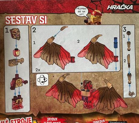 Lego ninjago 892291 zlatý dračí kai, 