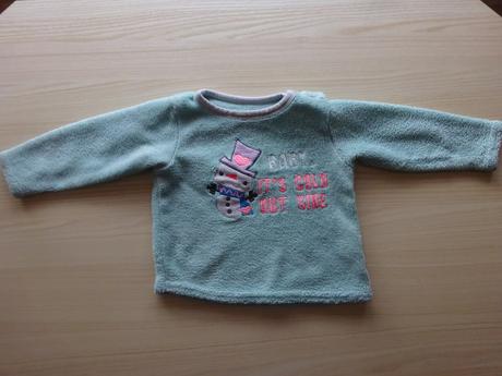 2x fleesová mikina, vel. 86, early days,86