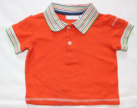 Ad101. tričko s knoflíčky 6-9 měs., 74