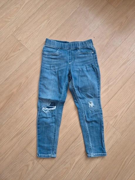 Rifle / džegíny h&m vel. 104, h&m,104