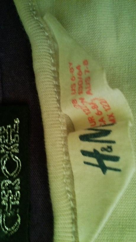 3 x tričko, h&m,122