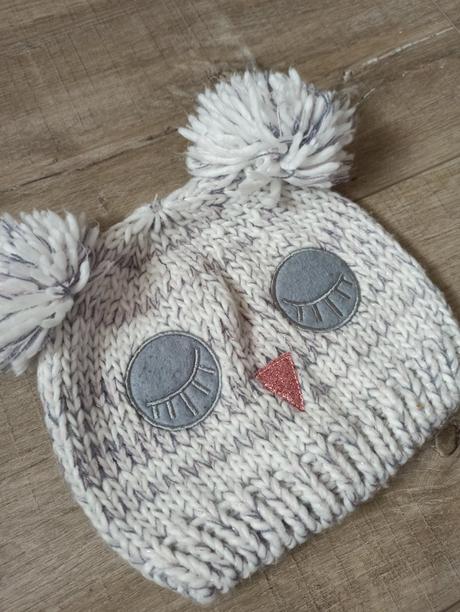 Zimní čepice se sovičkou, matalan,86