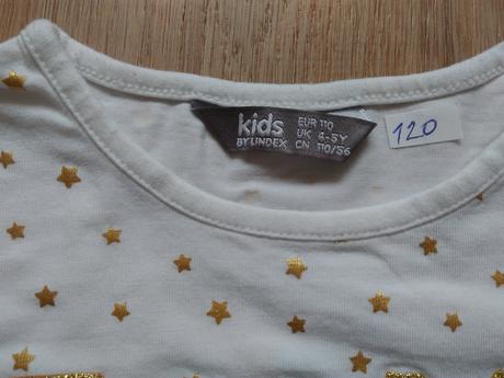 Krásné tričko s flitry, lindex, top stav, vel 110, lindex,110