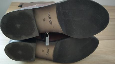 Kožené kozačky lasocki, vel.36, lasocki,36