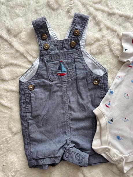 Letní set chlapecký - v.0/3 měs., marks & spencer,62