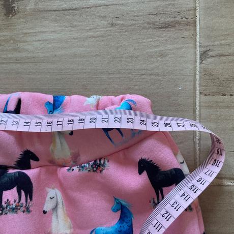 Dívčí handmade baggy- koníci/jednorožci- 110/116, 110