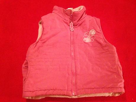 Dívčí teplá vesta - vestička, 92