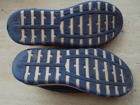 Modré boty polobotky kožené, lasocki,35