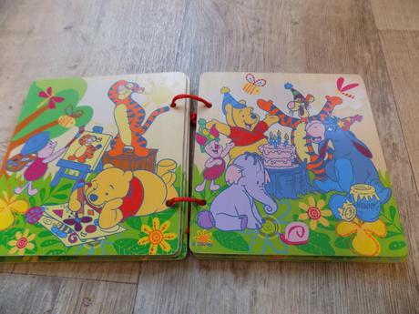Dřevěná knížka medvídek pu, 