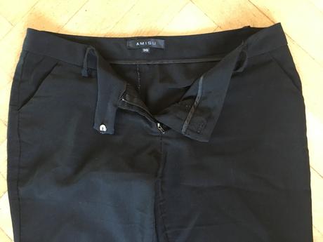 Dámské černé kalhoty vel. 38, amisu,38