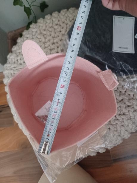 4krát úložný košíček h&m s oušky, 