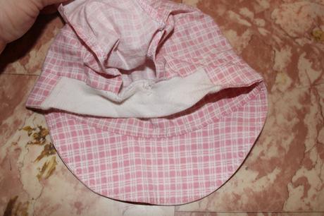 Dívčí pirátka proužky, kostičky obv. 39 - 41 cm, 74