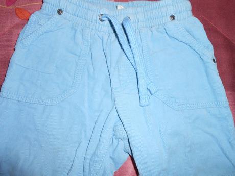 Manžestráčky s bavlněnou podšívkou, h&m,86