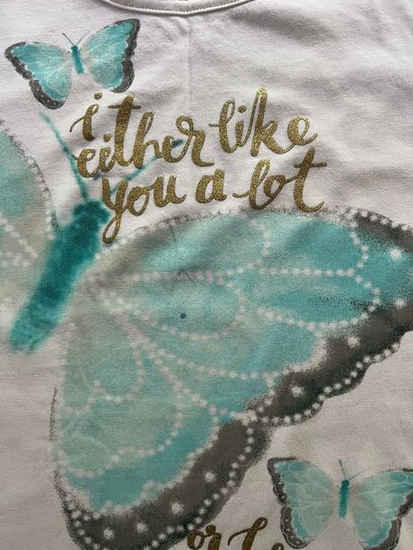 Triko & tričko s motýlkem h&m vel. 134/140, h&m,134