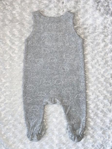 Šedé sametové dupačky h&m, h&m,68