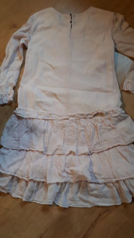 Krásné starorůžové jemné šaty od zary, zara,128