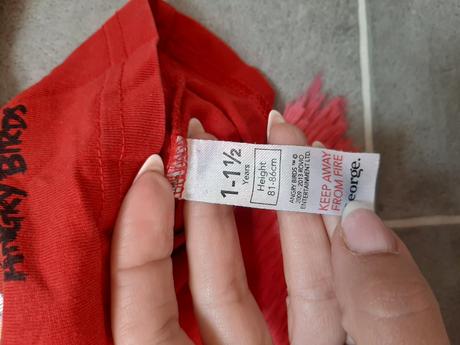 Chlapecké triko angry birds george 86, george,86