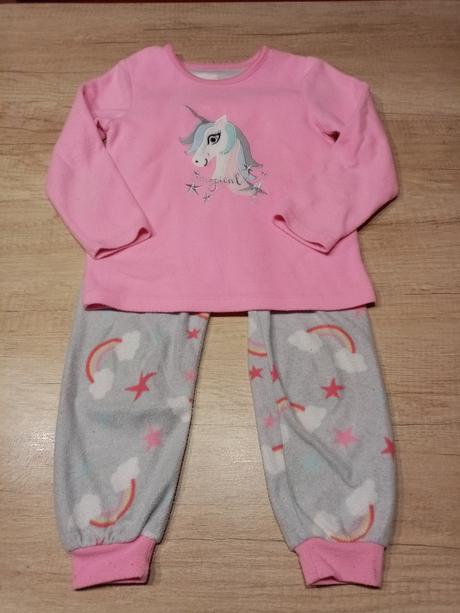 Fleecové pyžamo primark jednorožec vel. 110, primark,110