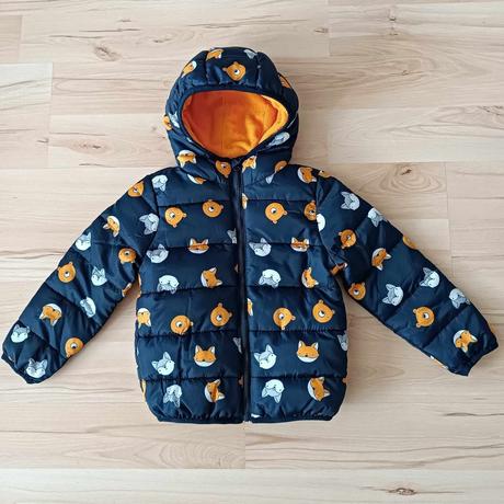 Zvířátková bunda přechodová s kapucí vel. 98, fox & bunny,98