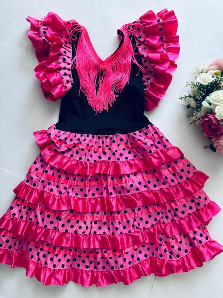 An8/ kostým španělská tanečnice - v.cca 12/24 měs, 