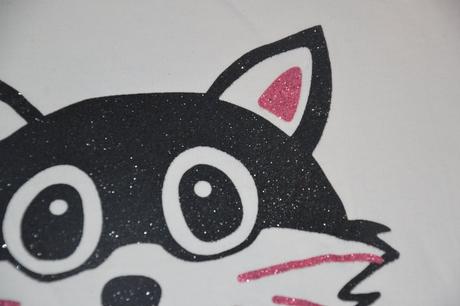 116 122 128 134 bavlněné letní triko s kočkou, c&a,122