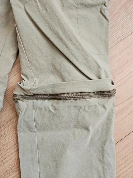 Plátěné kalhoty/kraťasy, vel. 152, 152