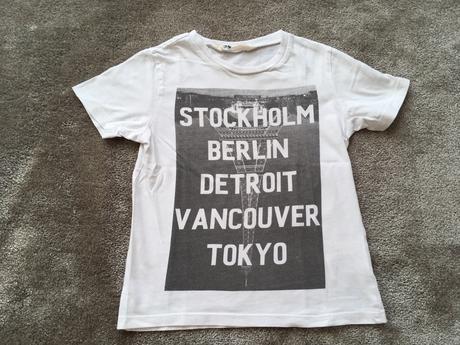 Trička krátký rukáv, 2ks, h&m,104
