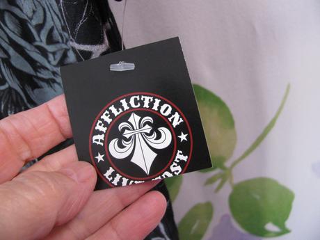 Bavlněné pánské,chlapecké tričko affliction, xl